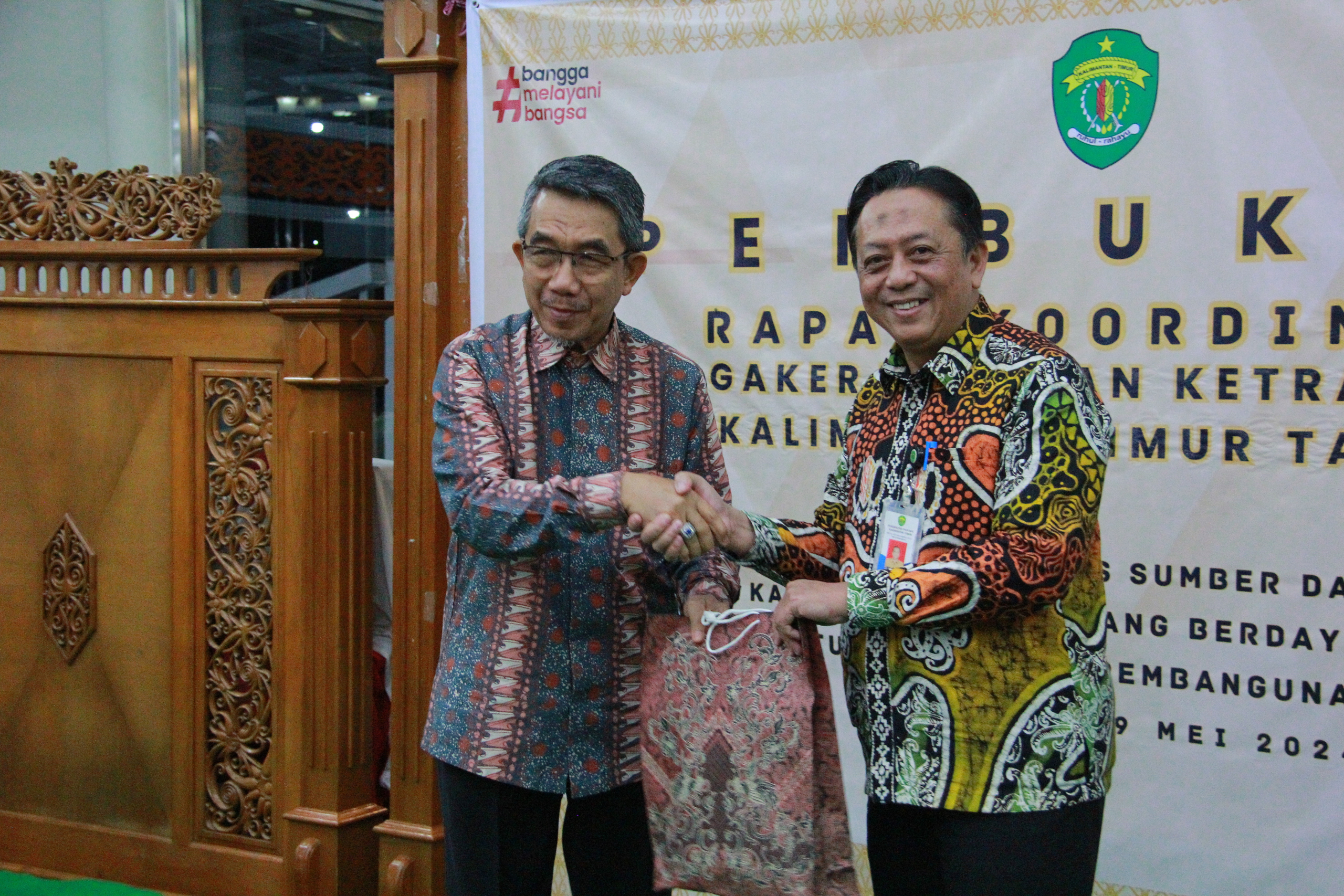 Pembukaan Rapat Koordinasi Ketenagakerjaan dan Ketransmigrasian Se-Kalimantan Timur Tahun 2024